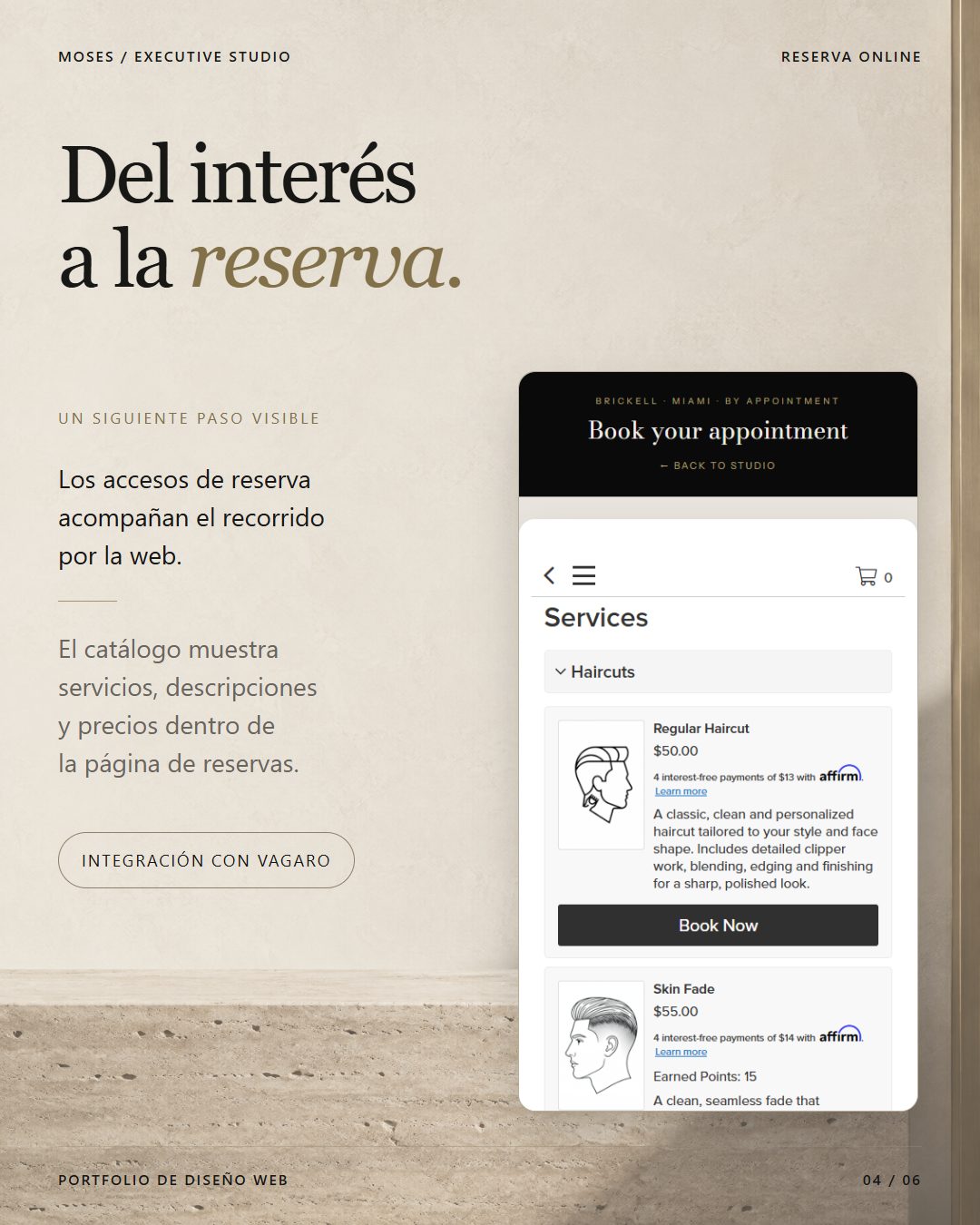 Moses Executive Studio — presencia
